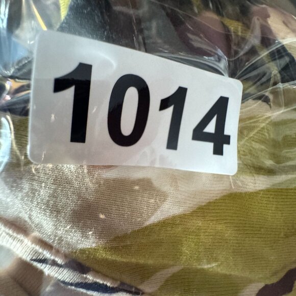 Tommy Bahama Tropical Print Long Sleeve Stretch Shirt Dress M Stretch Button Up - Picture 7 of 7